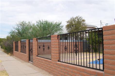 GATE & WROUGHT IRON FENCE GALLERY - TUCSON, ARIZONA- OLD PUEBLO MASONRY