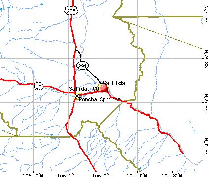 Salida Colorado Map | Gadgets 2018