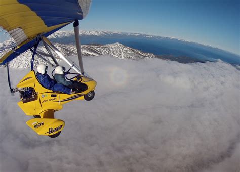 Best thing to do in Lake Tahoe? Powered Hang Gliding Lessons Above Tahoe