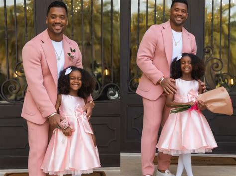 Russell Wilson takes his daughter Sienna to their first ever 'daddy ...