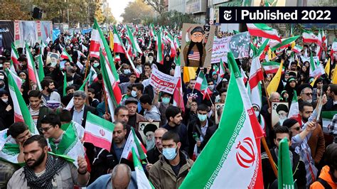 As Protests Rage, Iran Marks Anniversary of US Embassy Takeover - The New York Times