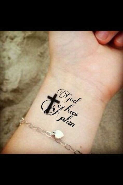 God has a plan for each and everyone of you!! | angel/devil/ | Tattoos, Religious tattoos ...