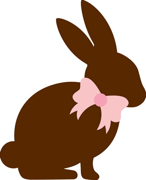 Chocolate Bunny SVG Cut File - Snap Click Supply Co.