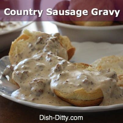 Country Sausage Gravy Recipe - Dish Ditty