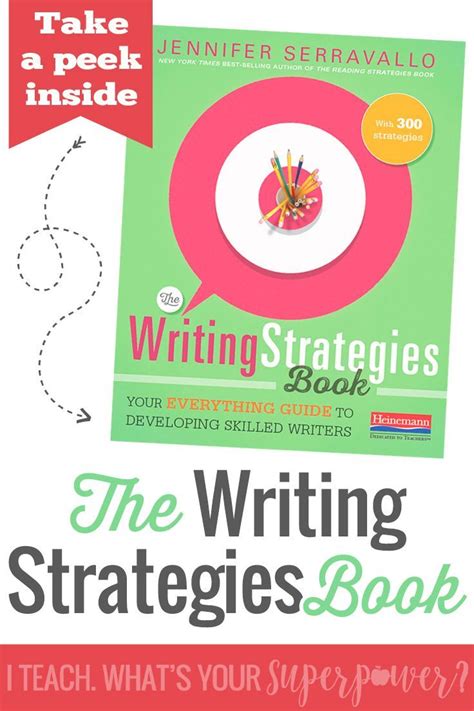 The Writing Strategies Book | Writing strategies, The reading ...