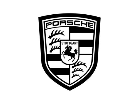 Porsche Black Emblem Logo PNG vector in SVG, PDF, AI, CDR format