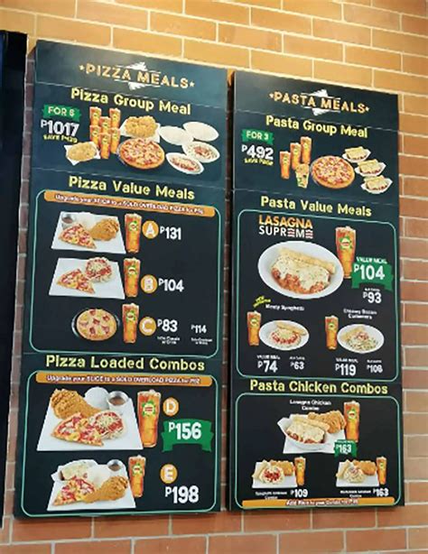 Greenwich Pizza Menu Philippines (2023) — Philippine Menus