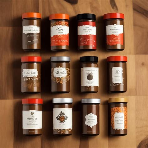 Premium AI Image | Marmalade Jam Chutney Fruit Preserves in Jars