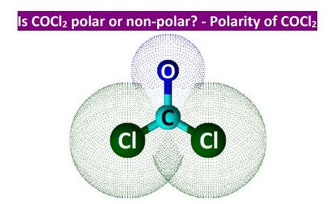 Is COCl2 Polar or Nonpolar? - Polarity of Phosgene | Molecular geometry ...