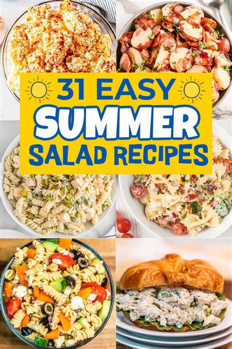 31 Easy Summer Salad Recipes - Eating on a Dime