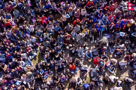 Crowd at the Mulpani Cricket Ground as Nepal qualifies for the T20 World Cup : r/Cricket