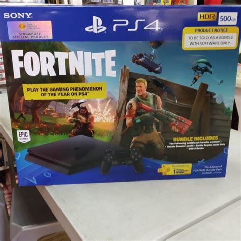 Brand New PS4 500GB Slim Fortnite bundle for Sale, Video Gaming, Video ...