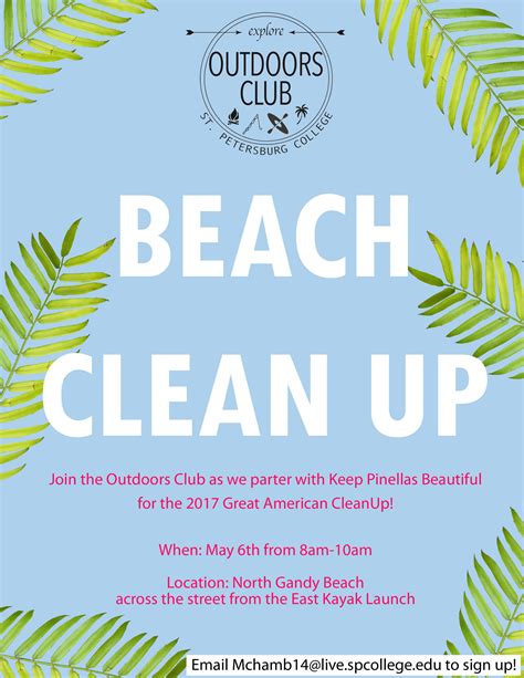 Beach Clean-Up - Center for Civic Learning & Community Engagement