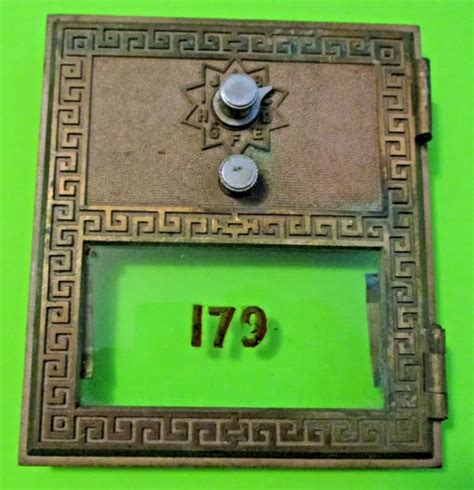VINTAGE 1965 CORBIN Brass Combination Lock Box Face # 179 Great 2 Build Banks $9.99 - PicClick
