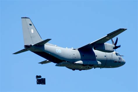 Lithuanian Air Force C-27J Spartan military transport aircraft deployed to international ...