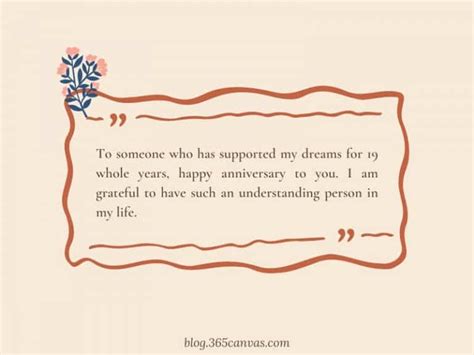 50+ Best 19th Year Anniversary Quotes, Wishes and Messages