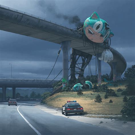 Paintings by Simon Stålenhag + Subtraction.com