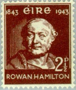 Stamp: William Rowan Hamilton (Ireland) (William Rowan Hamilton) Mi:IE 92,Sn:IE 127,Yt:IE 98,Sg ...