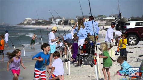 Seventh Annual Grayton Beach Kids Fishing Tournament - YouTube