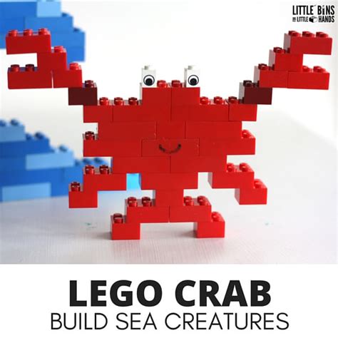 LEGO Sea Animals To Build | Little Bins for Little Hands