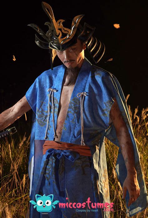 Sold Out Sekiro Shadows Die Twice Boss Genichiro Ashina Cosplay Costume Male Wafuku - Cosplay Shop