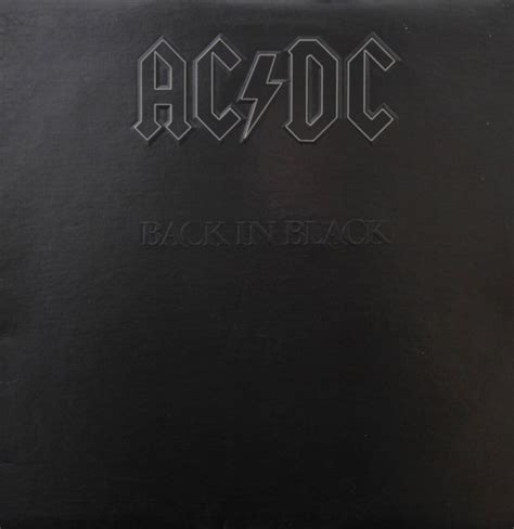 AC/DC Back in Black LP - Etsy