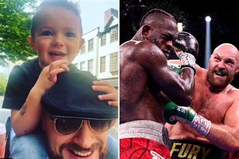 Watch Tyson Fury's son Prince Adonis hilariously tell his dad he wants to be like rival DEONTAY ...