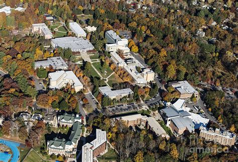 UNC Asheville - UNCA Aerial Photo Photograph by David Oppenheimer - Pixels