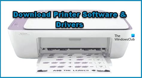 Download and Install Printer Driver and Firmware for Windows 11