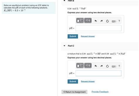 Solved Solve an equilibrium problem (using an ICE table) to | Chegg.com