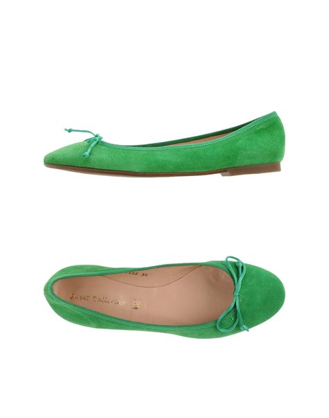 Sweet ballerina Ballet Flats in Green (Light green) | Lyst