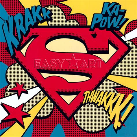 Superman (Pop Art Shield) | Office / Work place | Pinterest | Comic, Art pop and Pop art portraits