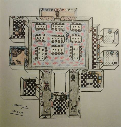 FNAF1 Map Layout - During Gameplay by Sega-HTF on DeviantArt