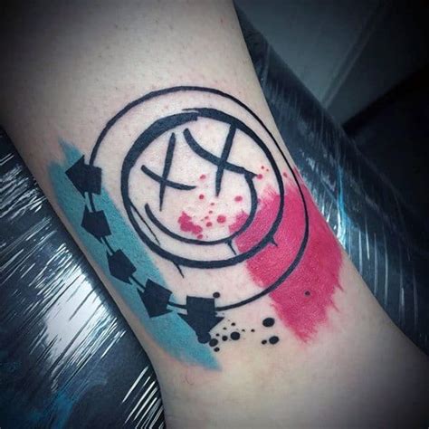 50 Blink 182 Tattoos For Men - Rock Band Ink Ideas