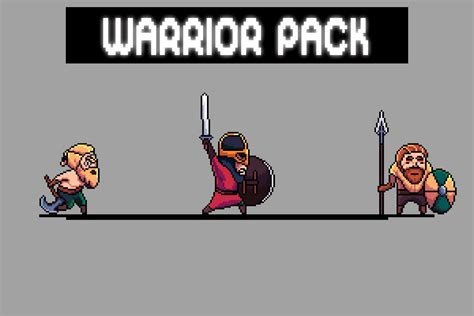 Free Warrior Pixel Art Sprite Sheets Download Craftpi - vrogue.co