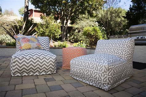 Outdoor bean bag furniture by Majestic Home Goods. Perfect for parties, get togethers or just ...