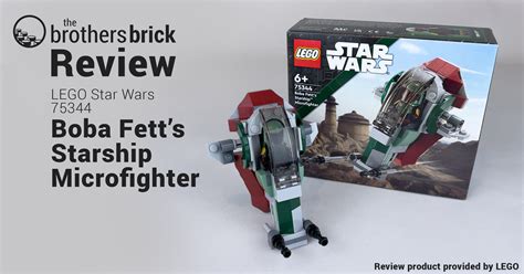 LEGO 75344 Boba Fett's Starship Microfighter [Review] - The Brothers Brick | The Brothers Brick