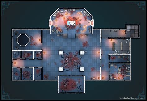 Bloody Lab - High detailed horror map [35x24] : r/Roll20