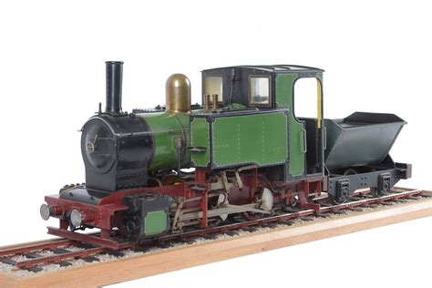 A well engineered 3 1/2 inch gauge model of a 0-6-0 narrow gauge locomotive