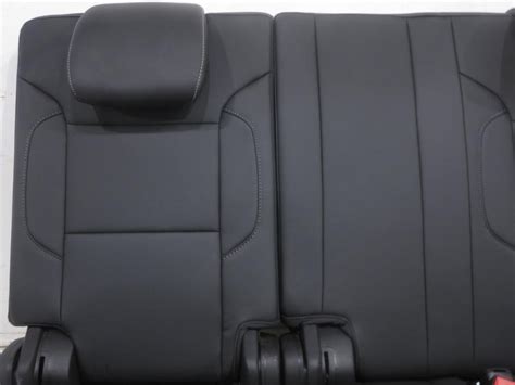 2015 - 2020 Gm Chevy Tahoe Suburban 3rd Row Seat Black Leather #506i