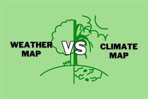 Difference Between Weather Map and Climate Map | Spatial Post
