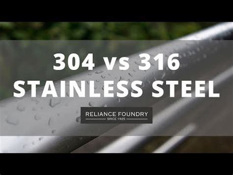 304 vs 316 Stainless Steel | Reliance Blog