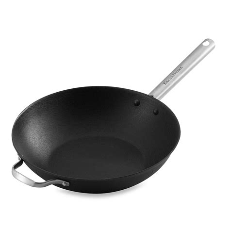 Cook Pro 13-Inch Thin Cast Iron Wok | Bed Bath & Beyond | Cast iron wok ...