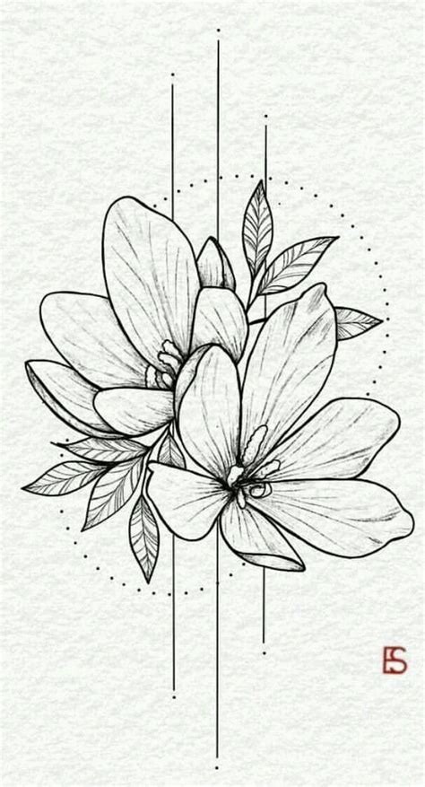 Pin by My Info on tats | Flower drawing, Flower sketches, Tattoo design ...