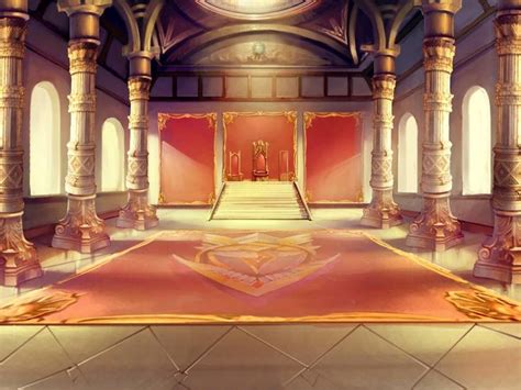 Throne Room | Throne Room | Throne room, Hall painting, Anime scenery