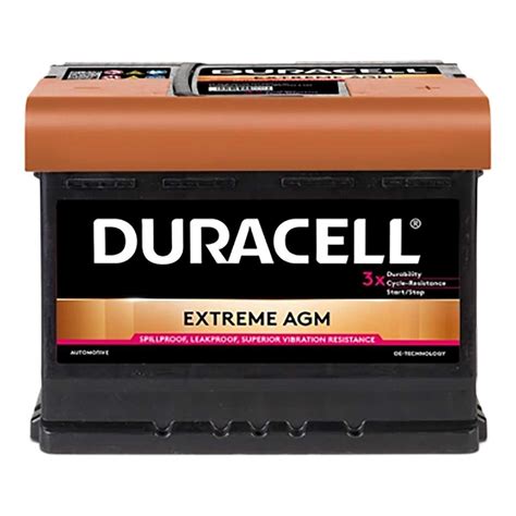 Duracell 027 / DE60 AGM Extreme Car Battery - FREE UK mainland delivery