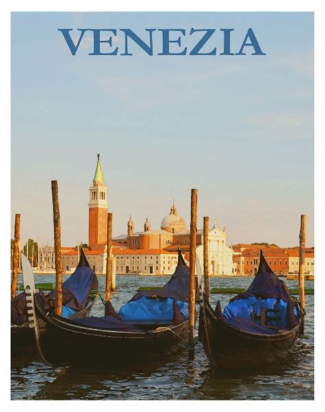 Venice, Italy Travel Poster Free Stock Photo - Public Domain Pictures