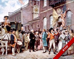 GEORGE WASHINGTON’S INAUGURATION PRESIDENT PAINTING US HISTORY ART ...