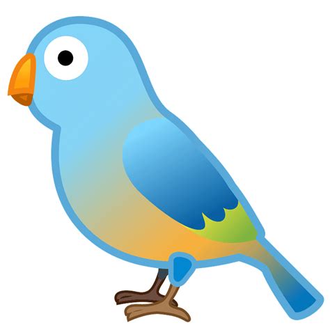 Bird emoji clipart. Free download transparent .PNG | Creazilla