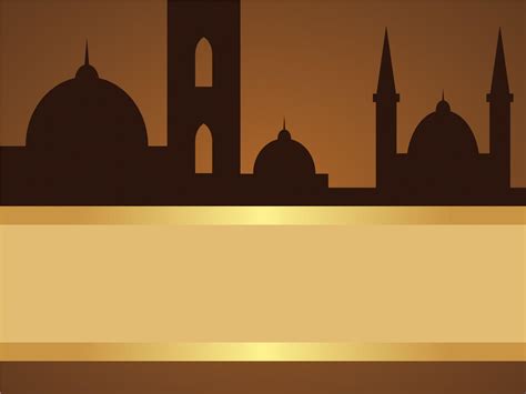 Islamic Mosque Sunset Powerpoint Templates For Free - Riset